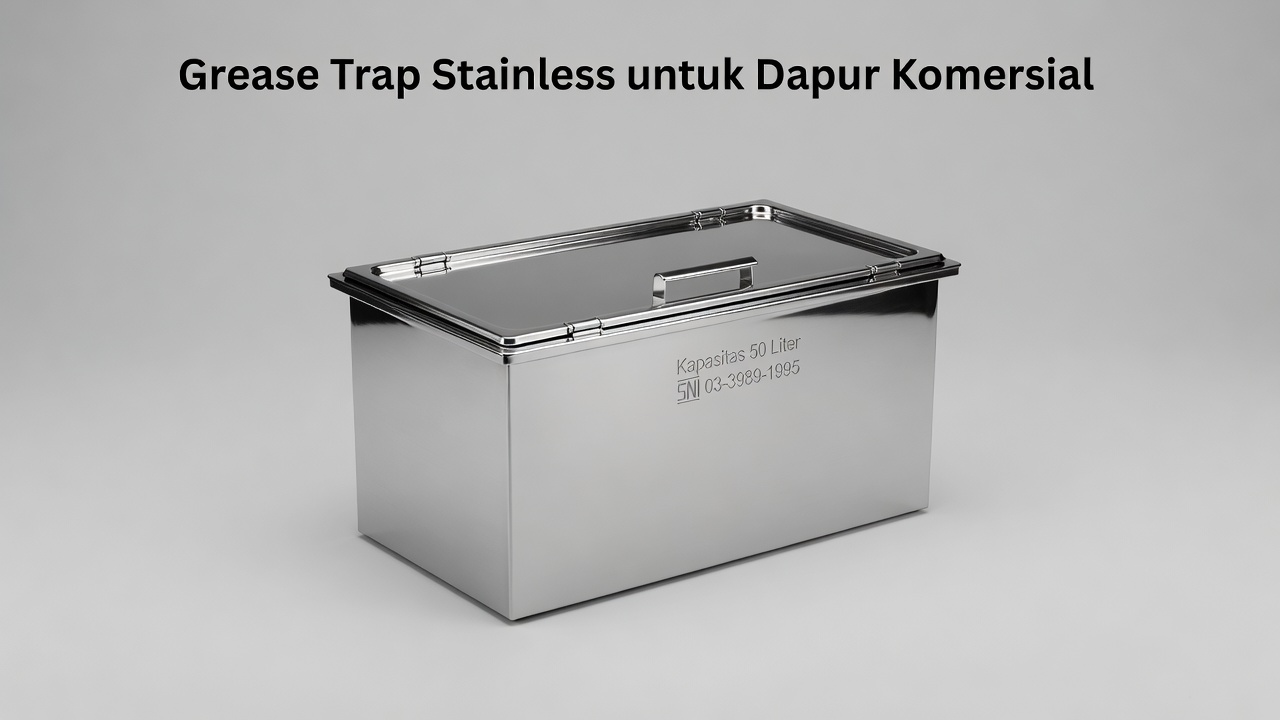 Grease Trap Stainless untuk Dapur Komersial