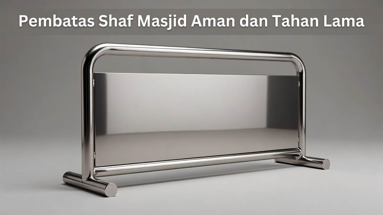 Pembatas Shaf Masjid Aman dan Tahan Lama