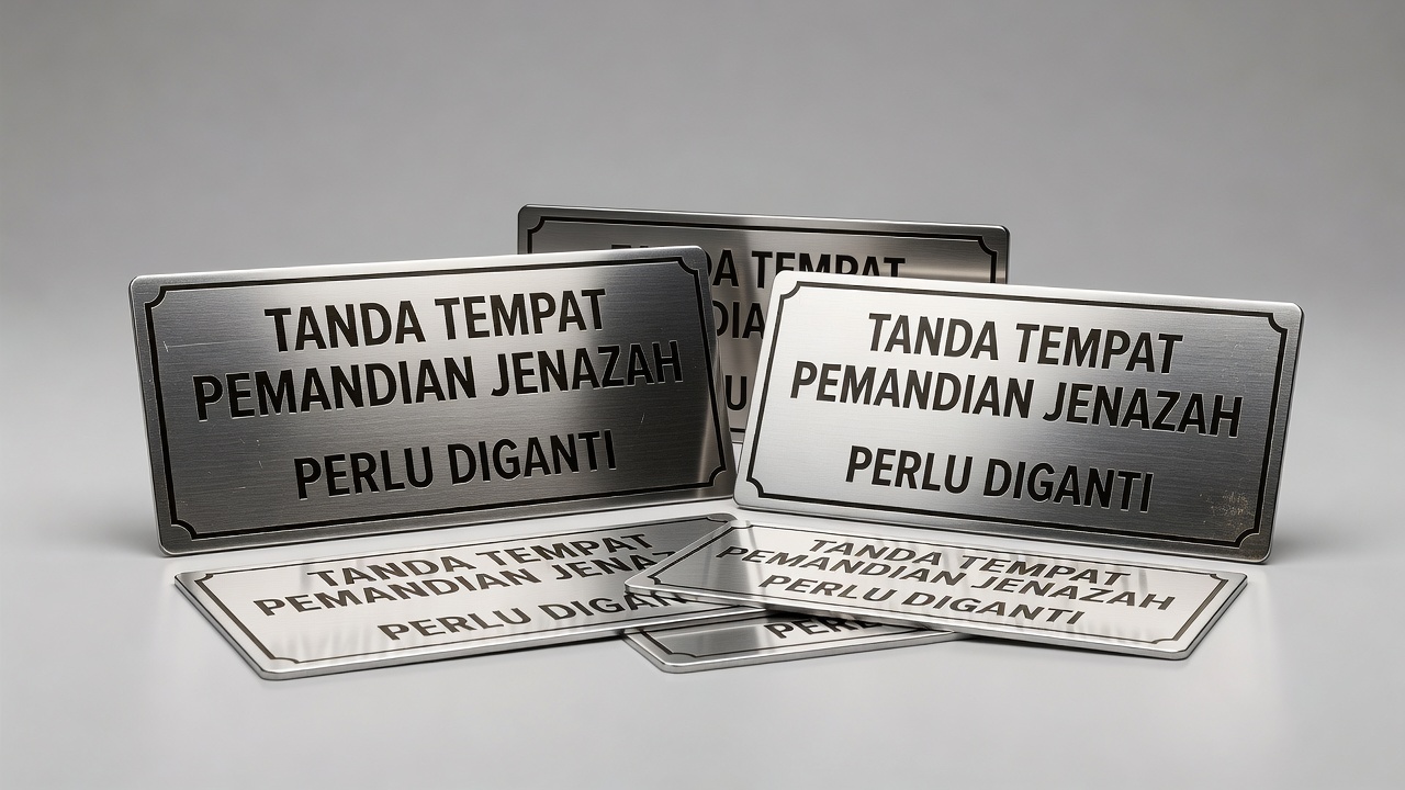 Tanda Tempat Pemandian Jenazah Stainless Perlu Diganti