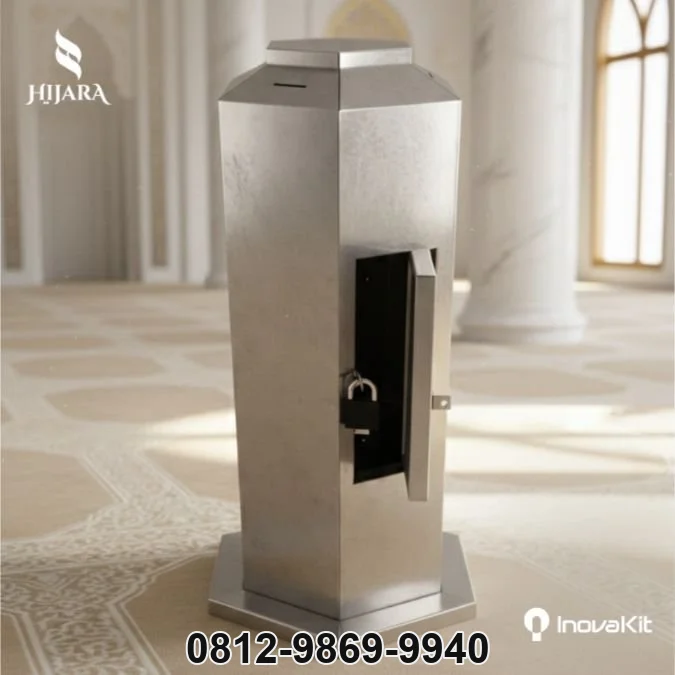 Jual & Distributor Kotak Amal Stainless Estetik Kunci Gembok Alarm di Bae, Kudus — Harga Pabrik, Vendor, Fabrikasi
