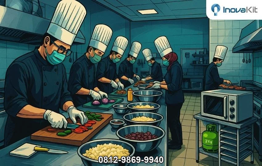 Load Trolley 300kg Standar Dapur MBG | Troli Angkut Serbaguna
