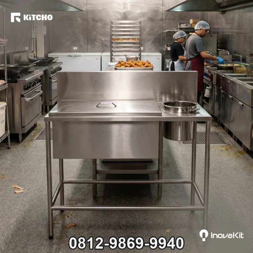 Jual & Distributor Meja Dusting Fried Chicken di Arjasa, Situbondo — Harga Pabrik, Vendor, Fabrikasi