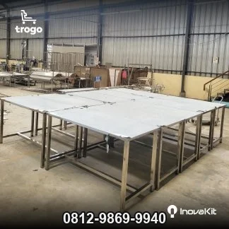 Meja Stainless Steel 1 Susun