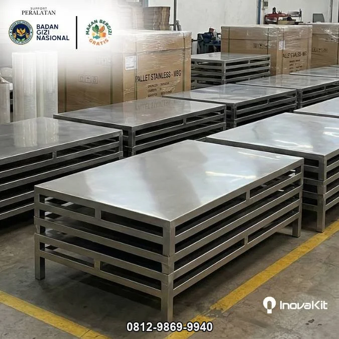 Jual & Distributor Pallet Stainless Standar Dapur MBG di Kalanganyar, Lebak — Harga Pabrik, Vendor, Fabrikasi