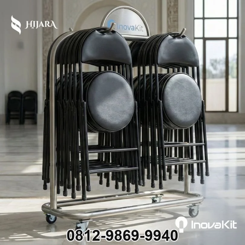 Jual & Distributor Rak Kursi Lipat dengan Logo Instansi di Kemranjen, Banyumas — Harga Pabrik, Vendor, Fabrikasi