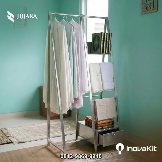 Rak Mukena Multifungsi Stainless 201