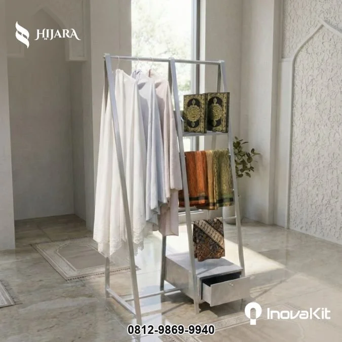 Rak Mukena Multifungsi Stainless 201