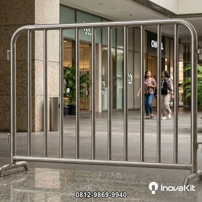 Road Barrier Stainless | Pembatas Jalan Stainless