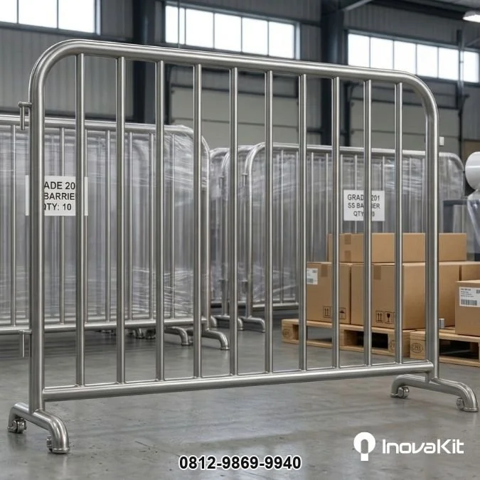 Road Barrier Stainless | Pembatas Jalan Stainless