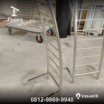 Tempat Majalah | Rak Koran Stainless Steel