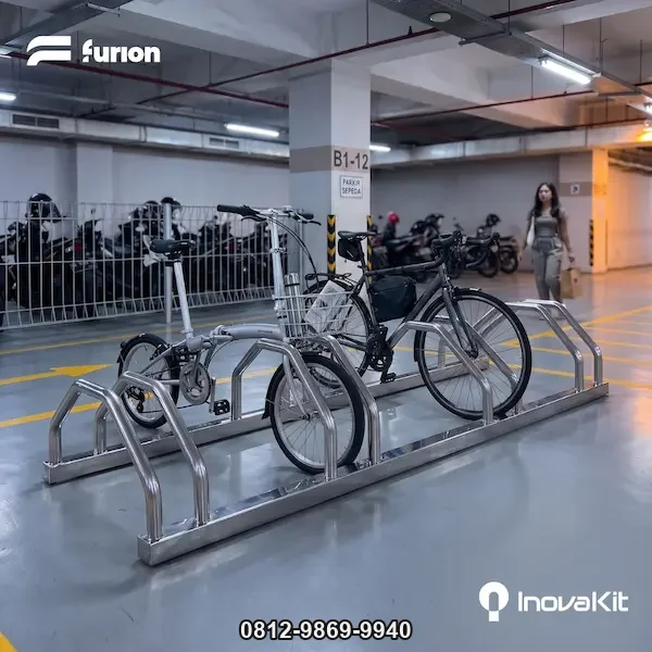 Tempat Parkir Sepeda / Rak Sepeda Stainless Steel | InovaKit