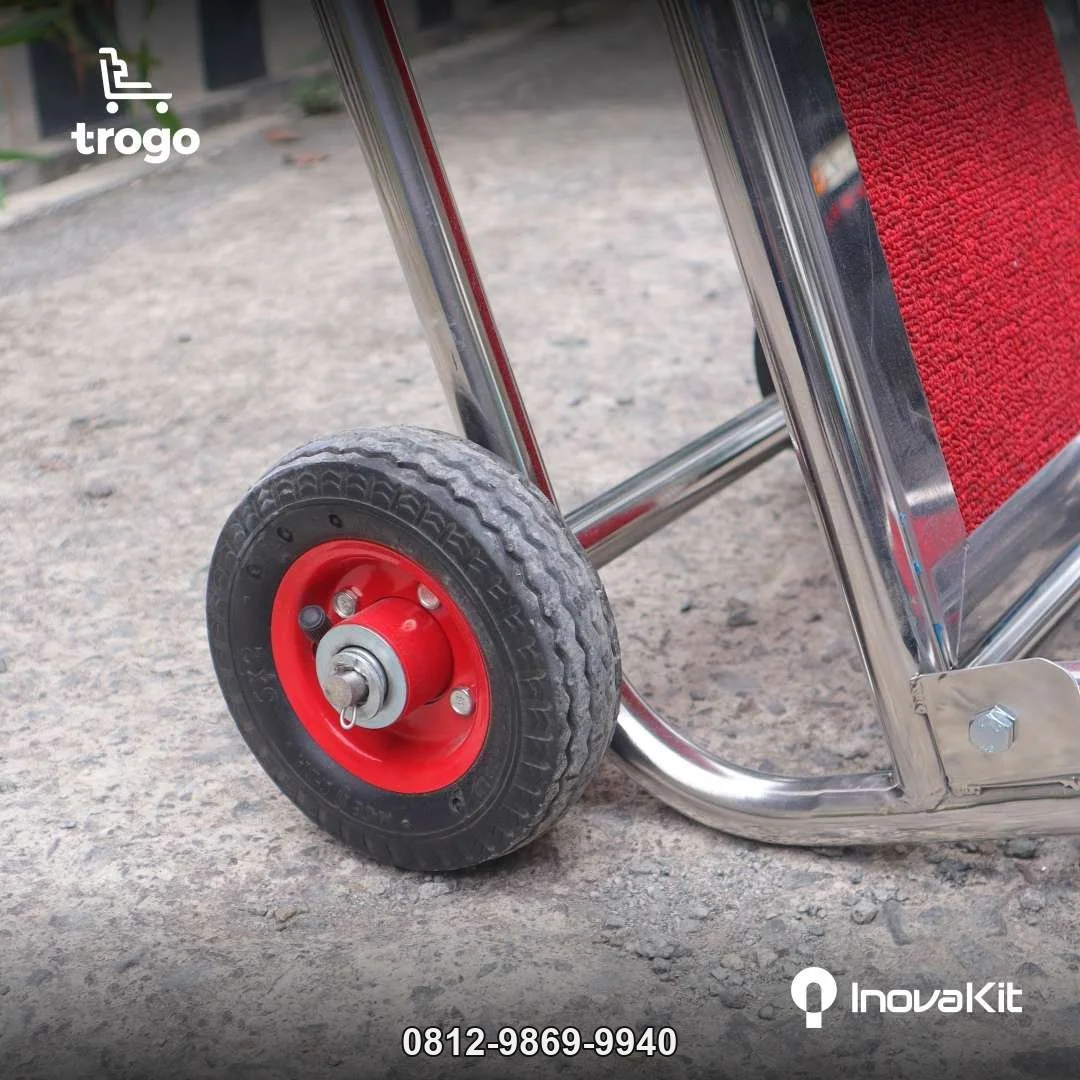 Troli Barang 2 Roda | Troli Hotel 2 Roda | Troli Kursi dan Galon Bellman