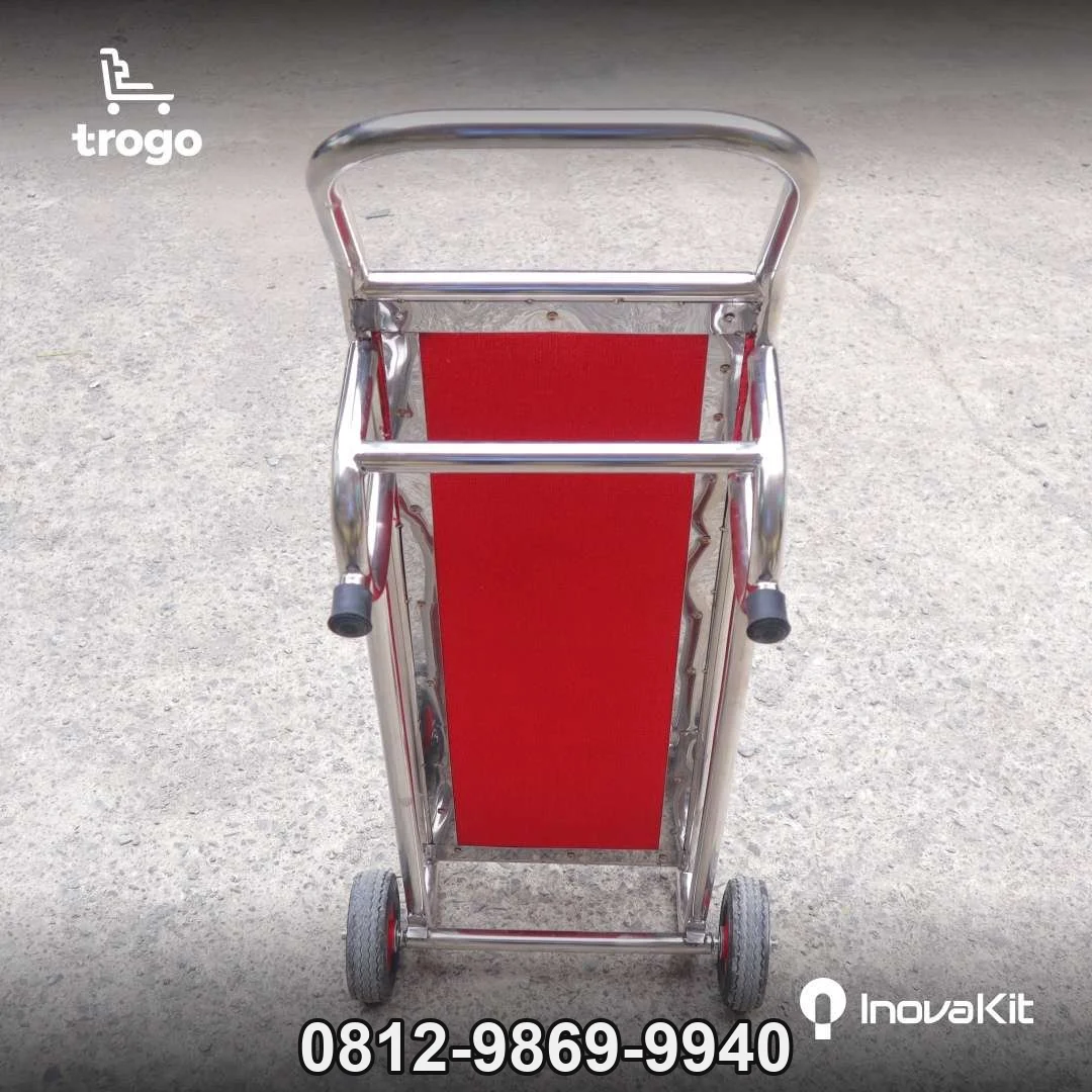 Troli Barang 2 Roda | Troli Hotel 2 Roda | Troli Kursi dan Galon Bellman