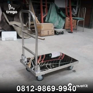 Jual & Distributor Troli Barang 300kg di Duren, Klari, Karawang — Harga Pabrik, Vendor, Fabrikasi