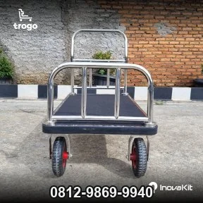 Troli Hotel Roda 8in Luggage Cart