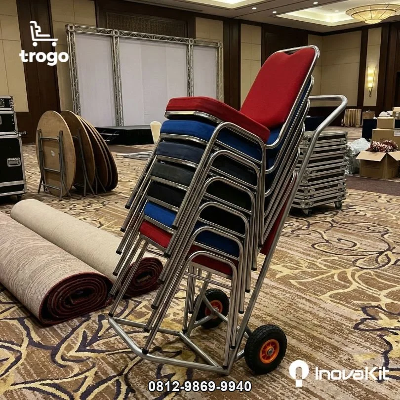 Troli Kursi Banquet Hotel | Troli Transportasi Kursi
