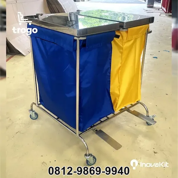 Jual & Distributor Troli Linen Laundry 2 Kantung di Batujajar Timur, Batujajar, Bandung Barat — Harga Pabrik, Vendor, Fabrikasi