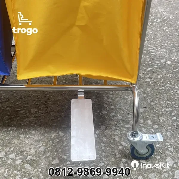 Jual & Distributor Troli Linen Laundry 2 Kantung di Cibadak, Tanjungsari, Bogor — Harga Pabrik, Vendor, Fabrikasi