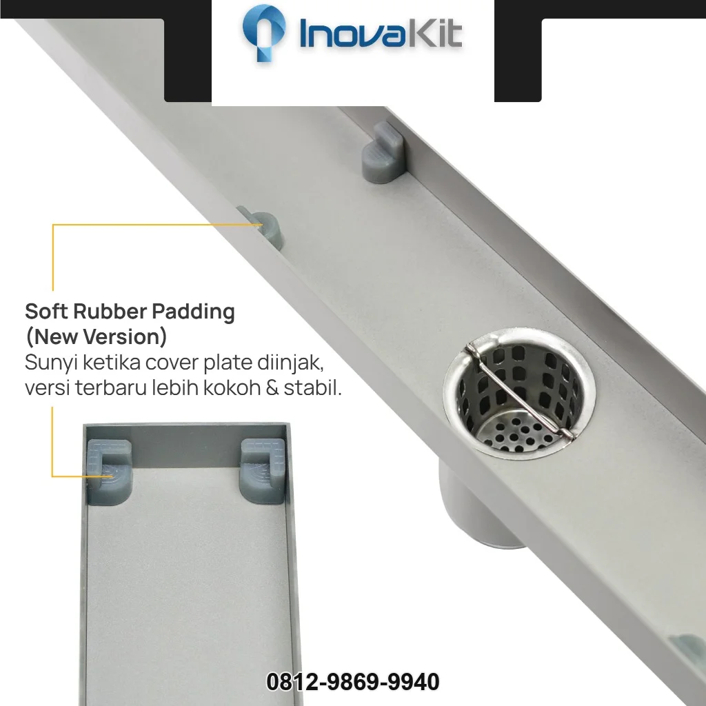 Grill Gutter Stainless | Landasan Tempat Wudhu