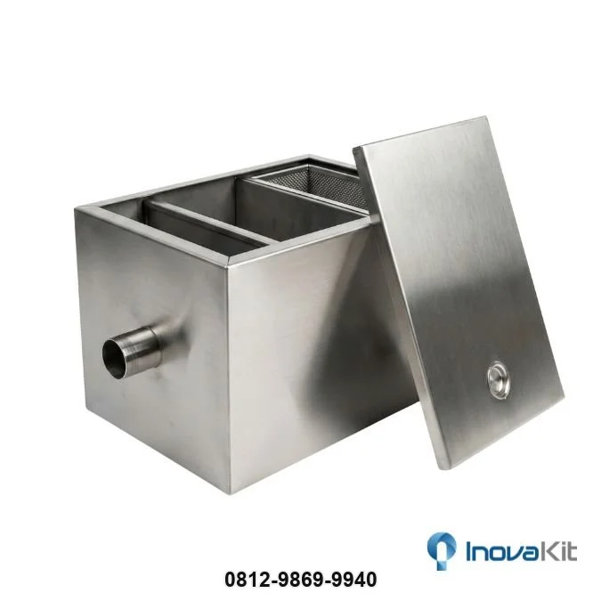 Grease Trap Stainless Steel | Penyaring Minyak Kitchen Sink Dapur Restoran