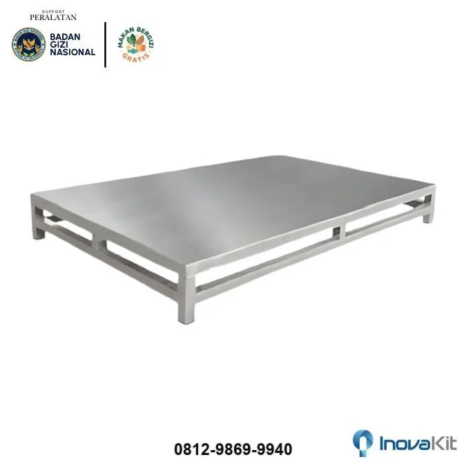 Pallet Stainless Standar Dapur MBG | Anti Karat, Food Grade, Tahan Lama