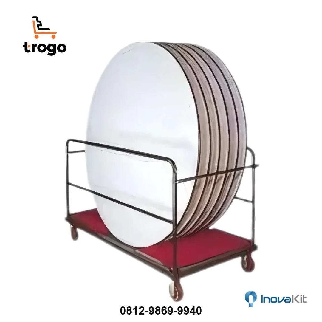 Troli Round Table | Troli Hotel untuk Meja Bundar